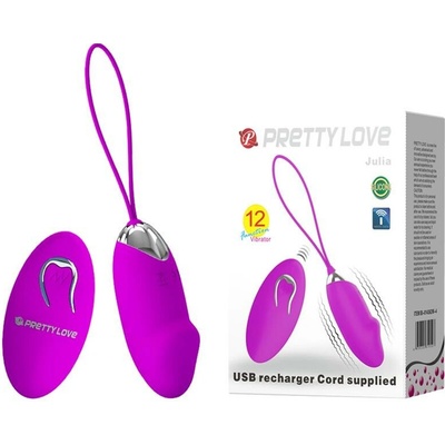 Pretty Love -JULIA, 12 vibračných funkcií Bezdrôtové diaľkové ovládanie