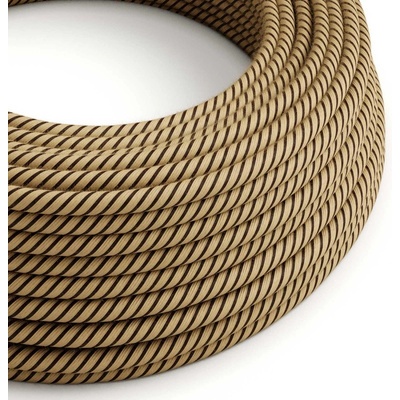 Creative Cables ERD21 3x0,75mm² pruhy tabák 1 m