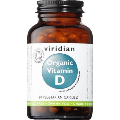 Viridian Organic Vitamin D 60 kapslí