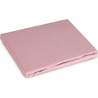Takoy Napínacia plachta 160x200 cm z bavlny, púdrová ružová, 105 g/m2 BASIC-HF-482308 | 160 x 200 x 30 cm