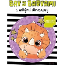 Bav sa farbami s milými dinosaurami