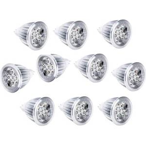  Промо Пакет 10 бр. LED Луничка 12V 5x1 W MR16►1.48 лв/бр (EP 0718 PW-0717 WW)