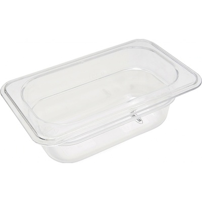 Maxima Gastronádoba 1/9 GN - 10 cm hlboká - 17,6 x 10,8 cm - Polykarbonát