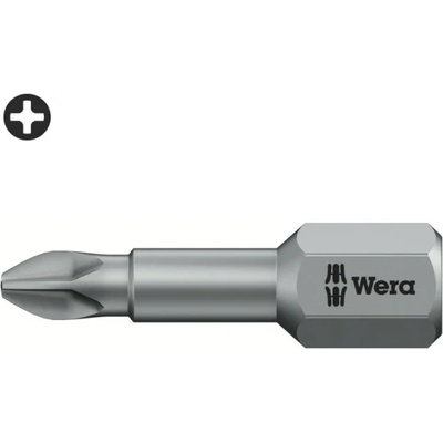 Wera Накрайник бит 1/4" PH3x25мм Torsion-style Wera (056525)