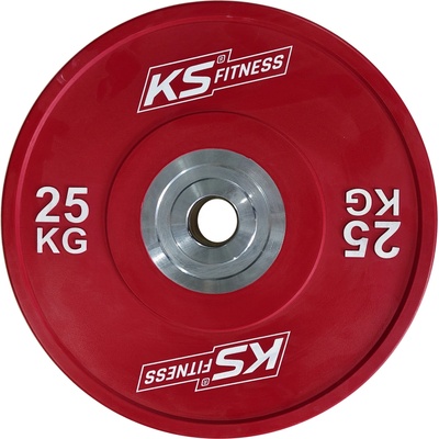 Kubisport CWPRO25 Náhradný Celogumový kotúč s oceľovým stredom 25 kg 50 mm