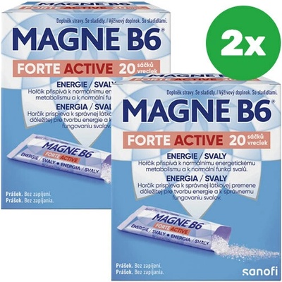Magne B6 Forte Active 2x 20 vreciek