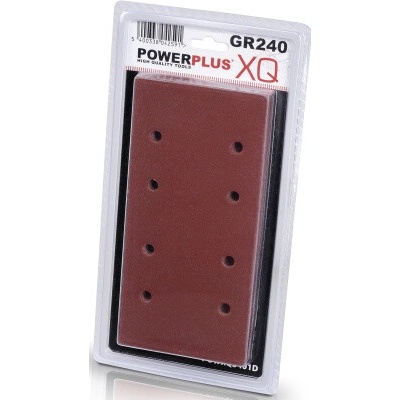 POWERPLUS POWXQ5401D Brusný papír 10 ks, zrnitost 240