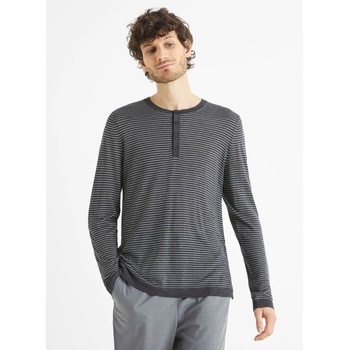 Celio Тъмно сив мъжки пуловер на райета Celio Bestripe Celio | Siv | МЪЖЕ | S