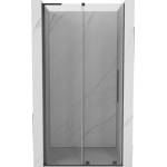 Mexen Velar L плъзгащи се душ врати 120 см, прозрачни, полиран gun gray - 871-120-003-01-66 (871-120-003-01-66)