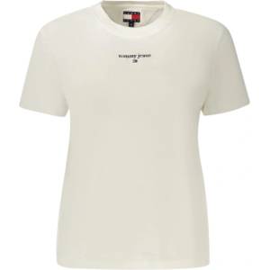 Tommy Hilfiger Дамска тениска с къс ръкав tommy hilfiger, Размер l, Цвят Бяло (dw0dw23527_biybl)