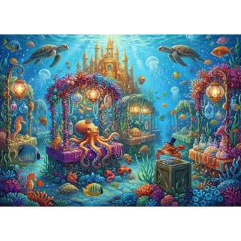 Bluebird Puzzle - Puzzle The Kingdom of the Depths - 500 piese