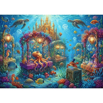 Bluebird Puzzle - Puzzle The Kingdom of the Depths - 500 piese