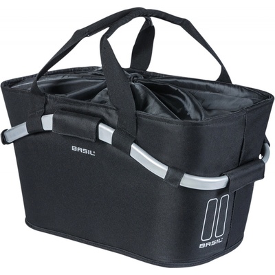 Basil Classic Carry All MIK Bicycle Basket zadní černá