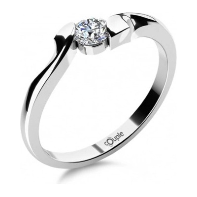 Couple Zásnubní prsten Lyra bílé zlato se zirkonem v 585 68 1 4052.1B00.0.51.001