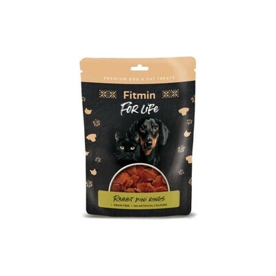 FITMIN For Life 70 g Králik v mini krúžkoch pre psov a mačky