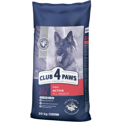 Club4Paws Premium Active Adult active dogs of All Breeds 20 kg