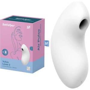  Клитор стимулатор, две специални функции - Vulva Lover White 2 (SATISFY369)