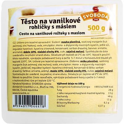 Svoboda Těsto na vanilkové rohlíčky s máslem 500g – Zboží Dáma