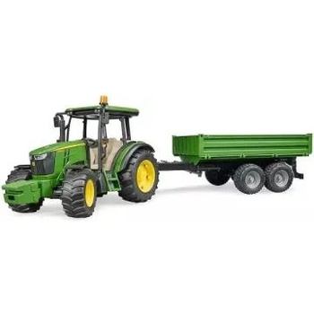 BRUDER Bruder: Трактор John Deer 5115M с ремарке