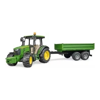 BRUDER Bruder: Трактор John Deer 5115M с ремарке