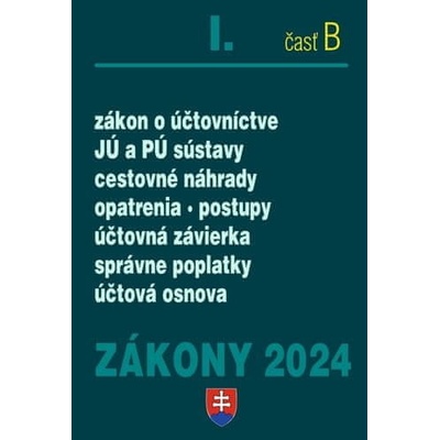 Zákony I. B / 2024 - Účtovné zákony