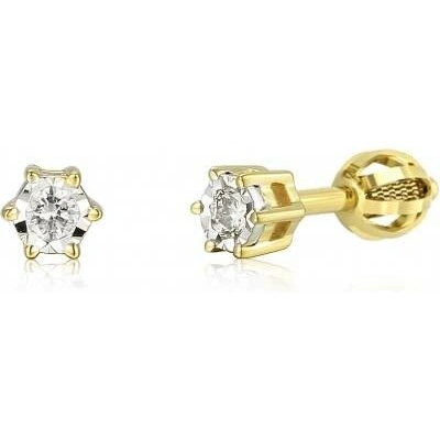 Gems, Diamantové peckové náušnice Aviva II, kombinované zlato s brilianty, 585-38-3-2516.2ZB0.0.00.HSI1.000.05