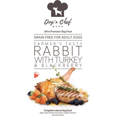 Dog's Chef Rabbit & Turkey With Sweet Potato and Blackberry Adult 2 kg