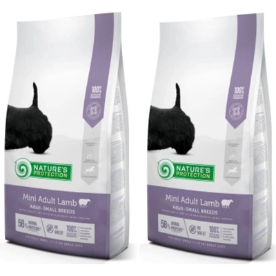 Natures Protection Mini Adult Lamb 2 x 7,5 kg