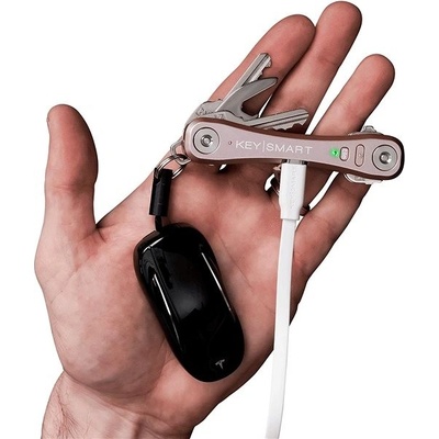 KeySmart Pro Organizér Klíčů s Tile Růžová