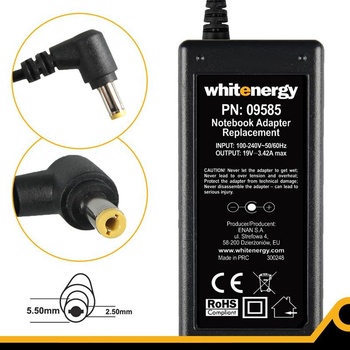 Whitenergy adaptér pro notebook 09585 65W - neoriginální