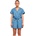 Urban classics Light Denim Resort short sleeve romper - Blue (Sky Blue Washed)