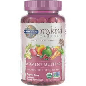 Garden of Life Mykind Organics | Women's Multi 40+ Gummies [120 желирани бонбони] Горски плодове