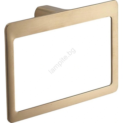 Gedy - Стенна закачалка за кърпи PIRENEI 15x23 cm матово злато (SH0892)