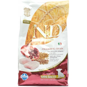 N&D Ancestral Grain Low Grain Chicken & Pomegranate Puppy Mini 2,5 kg
