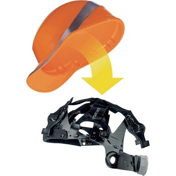 Delta Plus Delta harness v / Резервен кръст за каска - черен (harne5)