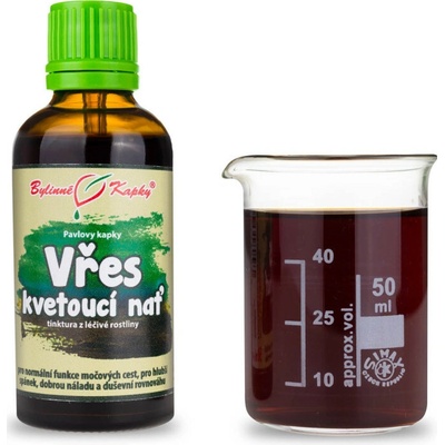 Vres obyčajný kvitnúca vňať kvapky tinktúra 50 ml