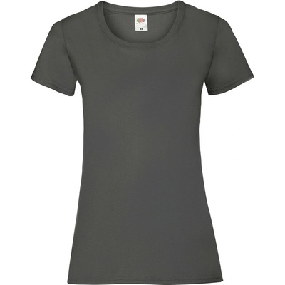 Fruit of the Loom Tričko Lady-Fit Valueweight T krátký rukáv dámské COT-16137220000 Žlutá