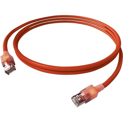 Easylan CS1ORADAD0005 RJ45 CAT 6A S/FTP 0,5m červený