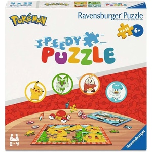 Ravensburger Детски пъзел Ravensburger от 4 х 35 части - Покемон (12004179) - baby