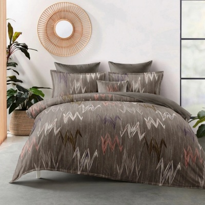 TiaHome 3 dielne flanel obliečky polycotton Johan 140x200 70x90