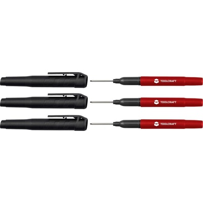 TOOLCRAFT TO-10179735 popisovač pre vŕtanie otvorov 1 mm 3 ks