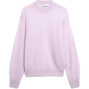 ARMEDANGELS Дамски пуловер ARMEDANGELS Women's Mohair Blend Knit Sweater Jumper - Moonlit Lilac (117-4045-0214)