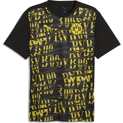 PUMA Borussia Dortmund Pre Match Shirt Adults - Black/Yellow