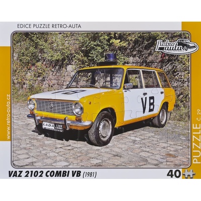 Retro-Auta č. 29 VAZ 2102 COMBI VB 1981 40 dílků