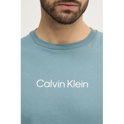 Calvin Klein Памучна тениска Calvin Klein в зелено с десен K10K111346 (K10K111346)