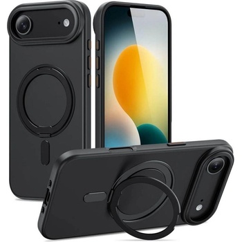 Tech-Protect Magsafe Калъф за iPhone Air, Tech-Protect Magring Case, Черен (5906302330102)