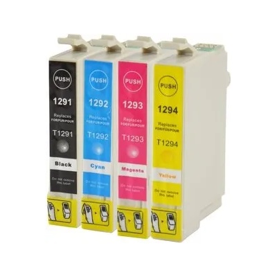 Compatible Epson T1291-T1294 съвместим икономичен комплект (PMEPR1291)