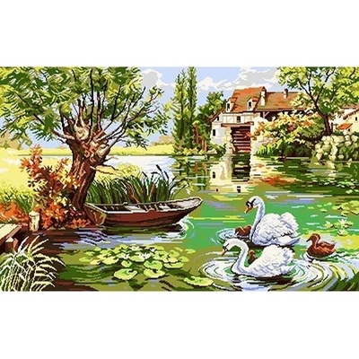 Казанлъшки гоблени Гоблен Лебедово езеро Puppets (Унгарски)