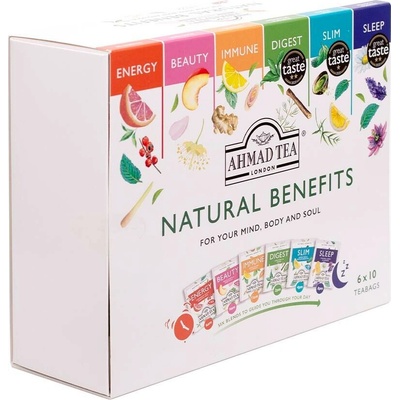 Ahmad Tea Natural Benefits Selection 60 ks