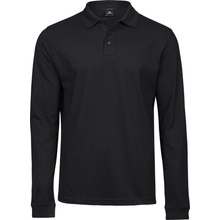 TeeJays polokošile TJ 1406 elastická dlouhý rukáv pánská COT-18140600201 černé
